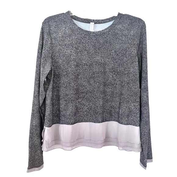 Lululemon Tops - Lululemon Athletica Active T-Shirt: Gray Color Block Athleisure Activewear 12